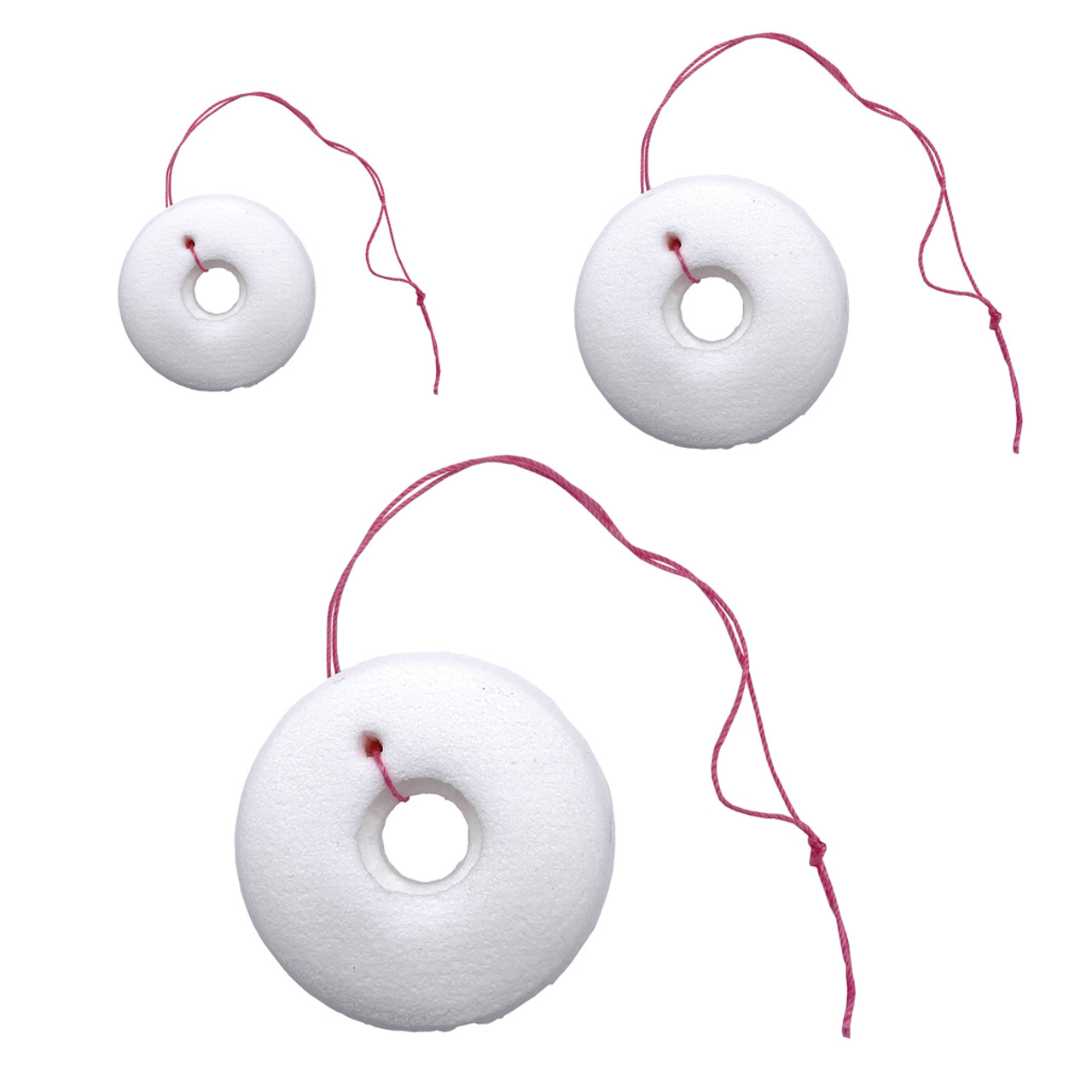 Sæt med 3 af hver størrelse, i alt 9 stk